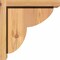 Ekena Millwork Crestline Smooth Corbel w/Backplate, Western Red Cedar, 5 1/2"W x 10"D x 10"H COR06X10X10CRE01SWR - alternate 3
